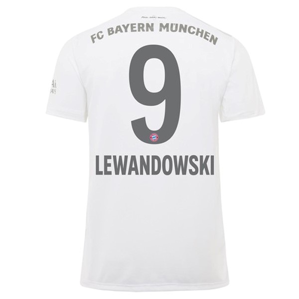 Camiseta Bayern Munich NO.9 Lewandowski 2ª 2019-2020 Blanco